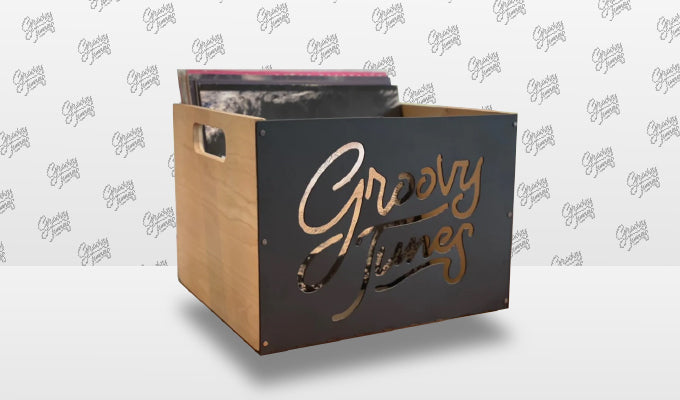 Groovy Tunes Record Crate