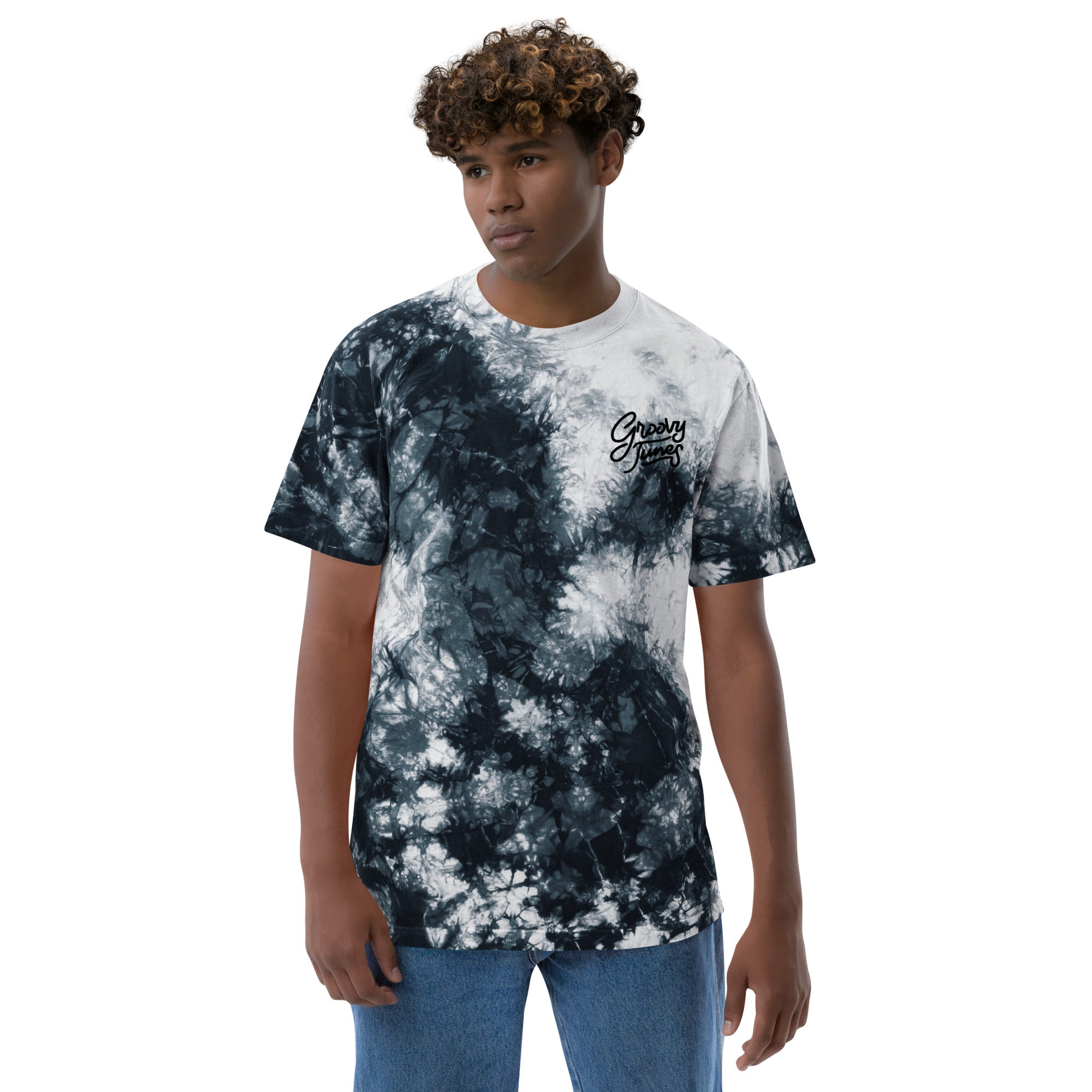 Groovy Tunes Oversized tie-dye t-shirt