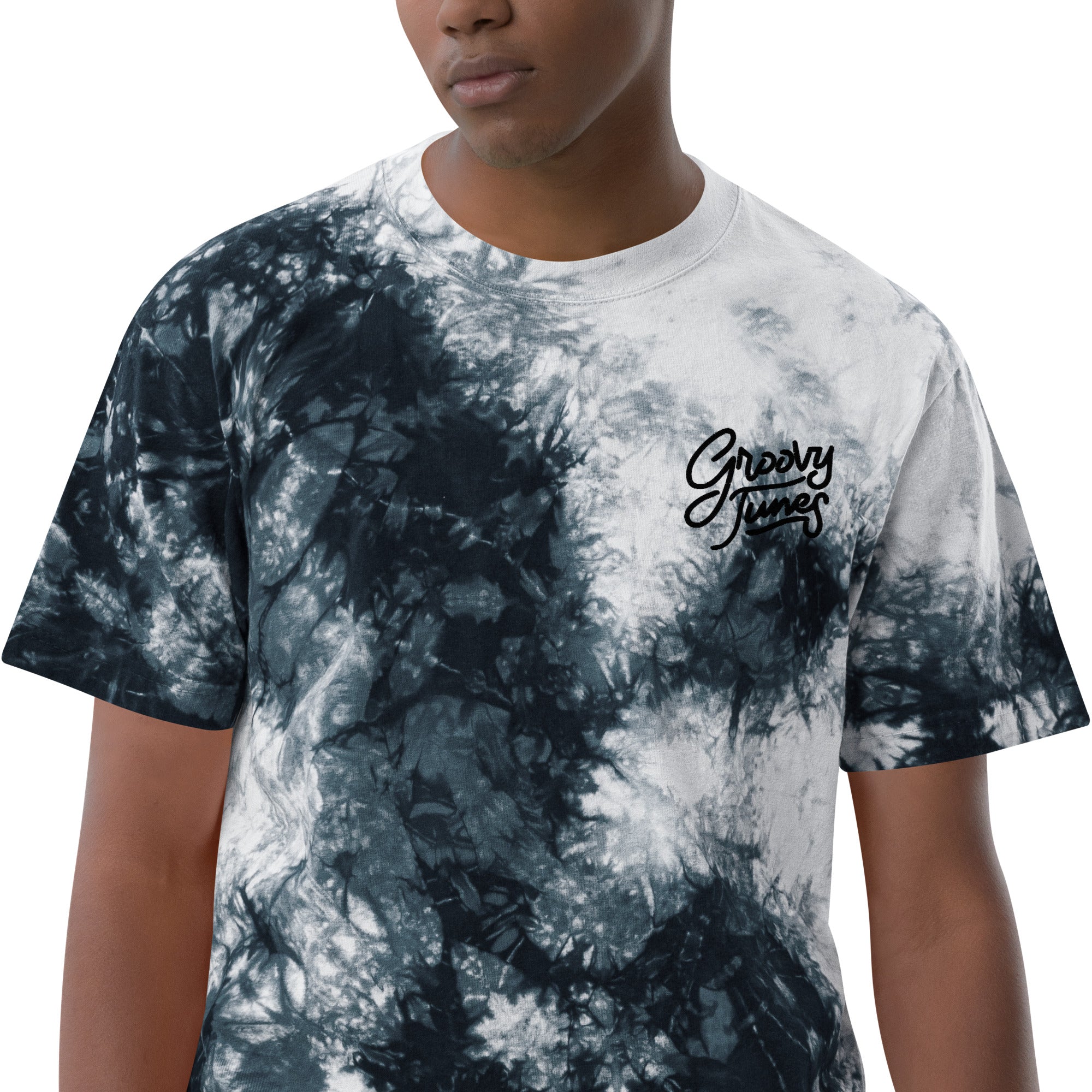 Groovy Tunes Oversized tie-dye t-shirt