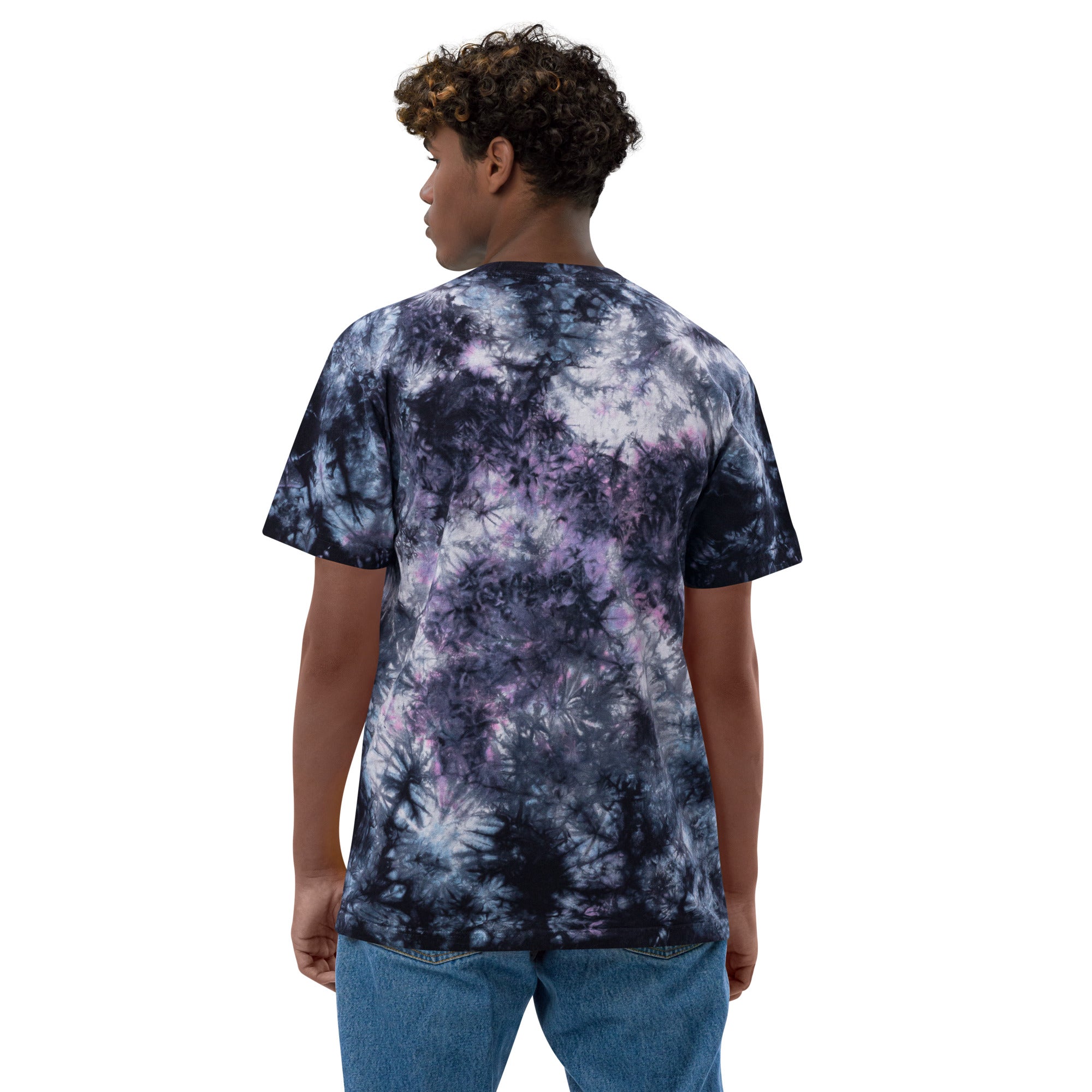 Groovy Tunes Oversized tie-dye t-shirt