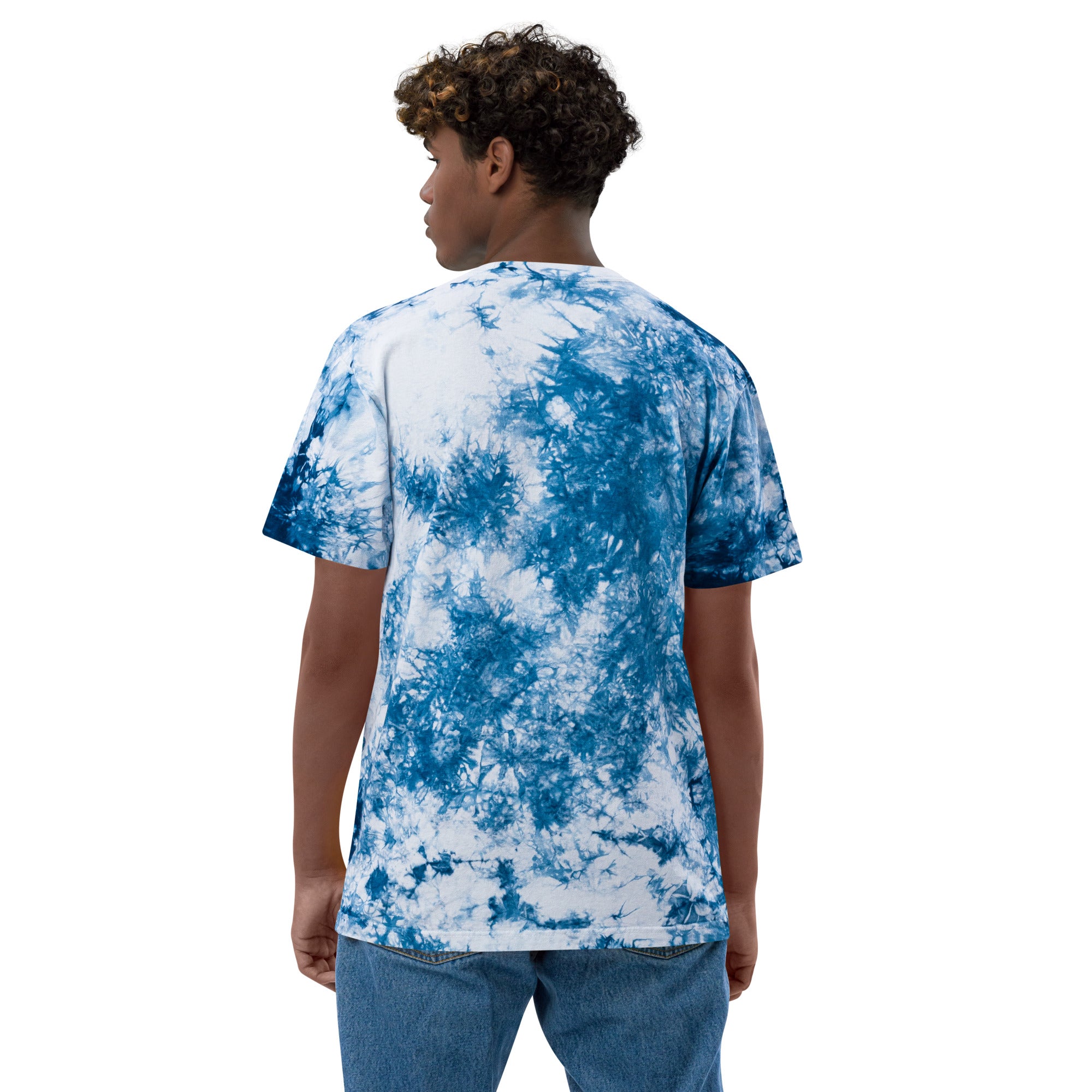 Groovy Tunes Oversized tie-dye t-shirt
