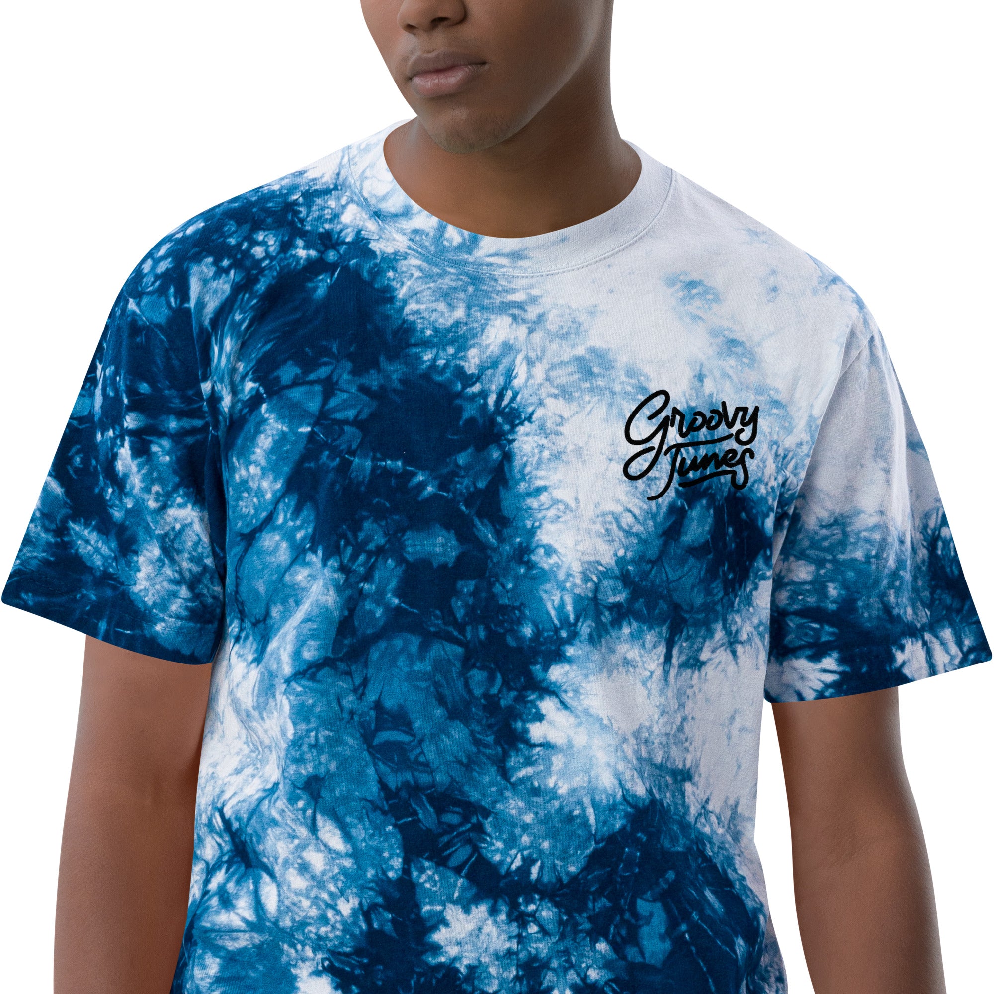 Groovy Tunes Oversized tie-dye t-shirt